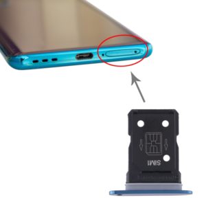 For OPPO Find X2 SIM Card Tray + SIM Card Tray (Blue) (OEM)