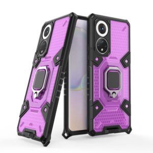 For Honor 50 Space PC + TPU Ring Holder Protective Case(Purple) (OEM)