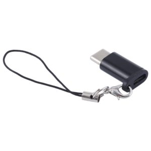 Mini Portable USB to Type-C & USB-C Converter Adapter with OTG(Black) (OEM)