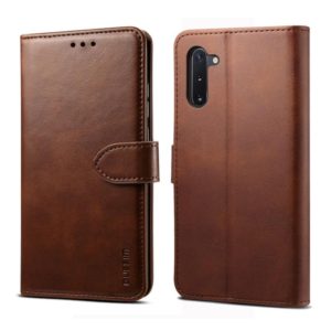 For Galaxy Note 10 GUSSIM Business Style Horizontal Flip Leather Case with Holder & Card Slots & Wallet(Brown) (GUSSIM) (OEM)