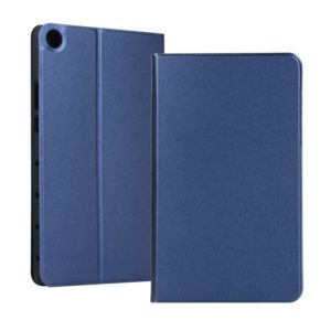 Universal Spring Texture TPU Protective Case for Huawei Honor Tab 5 8 inch / Mediapad M5 Lite 8 inch, with Holder(Dark Blue) (OEM)