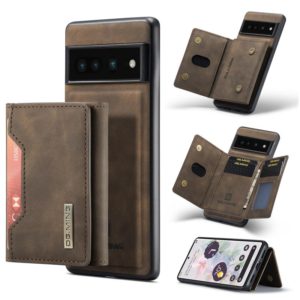 For Google Pixel 7 Pro 5G DG.MING M2 Series 3-Fold Multi Card Bag Phone Case(Coffee) (DG.MING) (OEM)