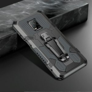 For Xiaomi Redmi Note 9S Machine Armor Warrior Shockproof PC + TPU Protective Case(Space Gray) (OEM)