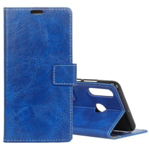 Retro Crazy Horse Texture Horizontal Flip Leather Case for Huawei P30 Lite, with Wallet & Holder & Card Slots & Photo Frame (Blue) (OEM)