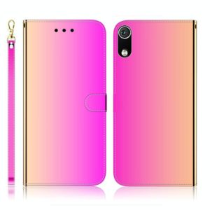For Xiaomi Redmi 7A Imitated Mirror Surface Horizontal Flip Leather Case with Holder & Card Slots & Wallet & Lanyard(Gradient Color) (OEM)
