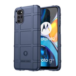 For Motorola Moto G22 Full Coverage Shockproof TPU Case(Blue) (OEM)