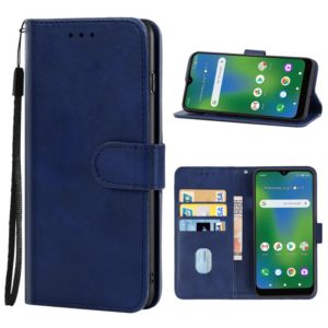 Leather Phone Case For Cricket Influence / Maestro Plus(Blue) (OEM)