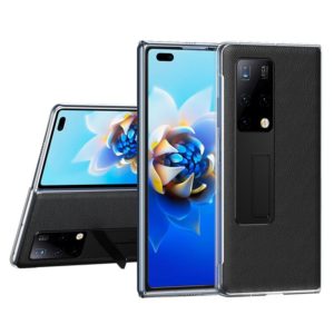 For Huawei Mate X2 Transparent Protective Case wth Invisible Holder(Black) (OEM)
