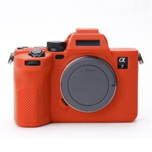 Soft Silicone Protective Case for Sony A7 IV (Orange) (OEM)