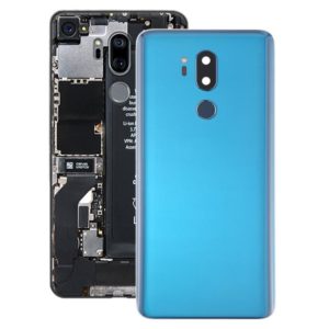 Battery Back Cover with Camera Lens & Fingerprint Sensor for LG G7 ThinQ / G710 / G710EM / G710PM / G710VMP(Blue) (OEM)