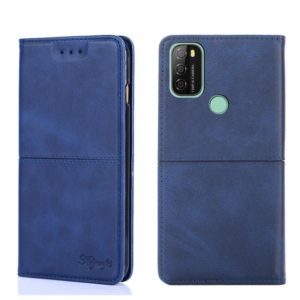 For Blackview A70 Cow Texture Magnetic Horizontal Flip Leather Phone Case(Blue) (OEM)