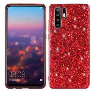 For OPPO A91 / F5 / Reno3 Glitter Powder Shockproof TPU Protective Case(Red) (OEM)