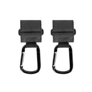 2pcs/Set Stroller Hook Extra Sturdy Carabiner(Black) (OEM)