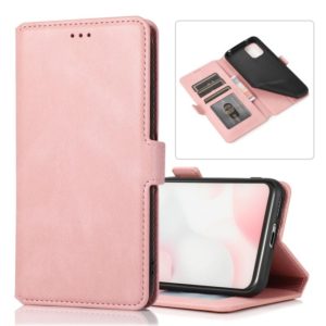 For Xiaomi Mi 10 Lite Retro Magnetic Closing Clasp Horizontal Flip Leather Case with Holder & Card Slots & Photo Frame & Wallet(Rose Gold) (OEM)