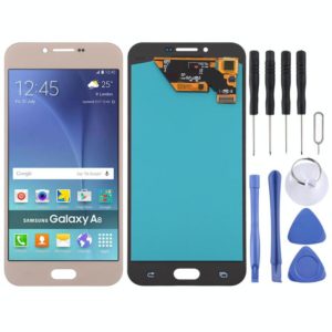 OLED LCD Screen for Samsung Galaxy A8 (2016) / SM-A810 with Digitizer Full Assembly (Gold) (OEM)