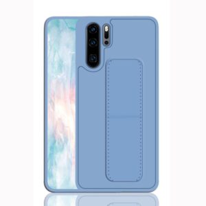 For Huawei P30 Pro Shockproof PC + TPU Protective Case with Wristband & Holder(Blue) (OEM)