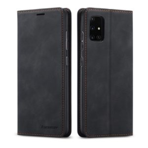For Samsung Galaxy A31 Forwenw Dream Series Oil Edge Strong Magnetism Horizontal Flip Leather Case with Holder & Card Slots & Wallet & Photo Frame(Black) (Forwenw) (OEM)