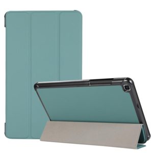 3-folding Skin Texture Horizontal Flip TPU + PU Leather Case with Holder For Samsung Galaxy Tab A 8.0 (2019) T290 / T295(Green) (OEM)