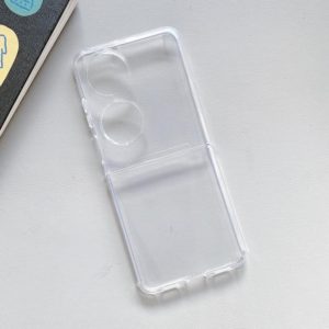 For Huawei P50 Pocket Shockpoof Pure TPU Phone Case(Transparent) (OEM)