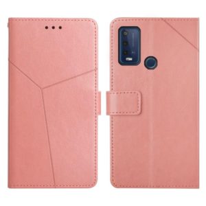For Wiko Power U30 Y Stitching Horizontal Flip Leather Phone Case(Rose Gold) (OEM)