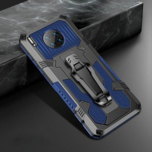 For Huawei Mate 30 Pro Machine Armor Warrior Shockproof PC + TPU Protective Case(Blue) (OEM)
