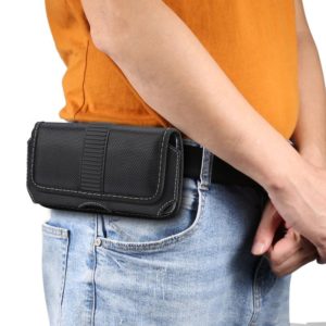 Oxford Cloth Mobile Phone Portable Waist Bag For 5.8-6.1 inch(Black) (OEM)