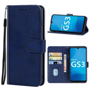 Leather Phone Case For Gigaset GS3(Blue) (OEM)