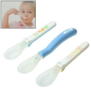 Lovely Silicone Gel Spoon for Baby (Random Delivery) (OEM)