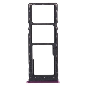 For infinix Hot 9 Play X680 C680B X680C SIM Card Tray + SIM Card Tray + Micro SD Card Tray (Purple) (OEM)