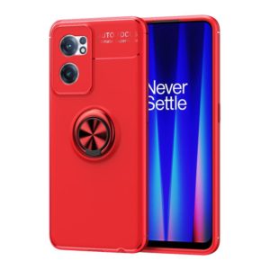 For OnePlus Nord CE 2 5G Metal Ring Holder TPU Phone Case(Red) (OEM)