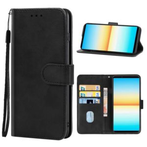 For Sony Xperia 10 IV Leather Phone Case(Black) (OEM)