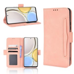 For Honor X9 5G / Magic4 Lite Skin Feel Calf Pattern Leather Phone Case(Pink) (OEM)
