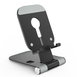 Magsafe Wireless Charging Stand Aluminum Alloy Folding Desktop Live Bracket(Dark Gray) (OEM)