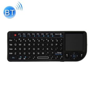 A8 Bluetooth Touch Backlit Mechanical Wireless Keyboard(White Light English Version) (OEM)