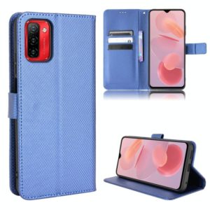 For Ulefone Note 12P Diamond Texture Leather Phone Case(Blue) (OEM)