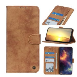 For Motorola Edge 20 Antelope Texture Magnetic Buckle Horizontal Flip PU Leather Case with Card Slots & Wallet & Holder(Brown) (OEM)