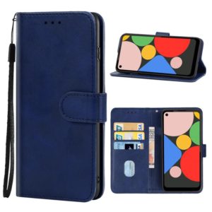 Leather Phone Case For Google Pixel 5a(Blue) (OEM)