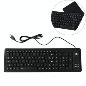 103 Key French USB Wired Silicone Waterproof Keyboard Desktop Notebook Keyboard, Cable Length: 1.5m (OEM)