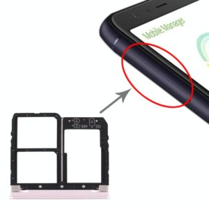SIM Card Tray + SIM Card Tray + Micro SD Card Tray for Asus Zenfone Max Plus (M1) ZB570TL / X018D(Gold) (OEM)