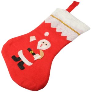 Christmas Gifts Santa Claus Pattern Christmas Sock(Red) (OEM)
