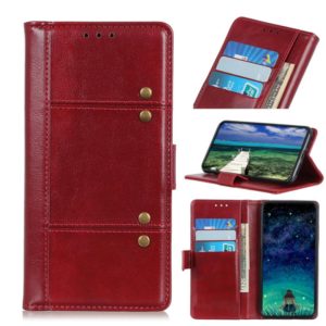 For Asus ROG Phone 5 Peas Crazy Horse Texture Horizontal Flip Leather Case with Holder & Card Slots & Wallet(Red) (OEM)