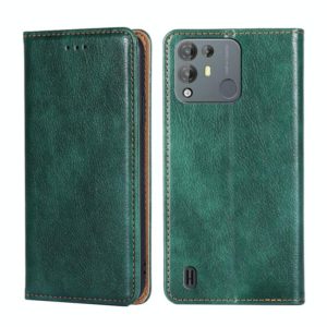 For Blackview A55 Pro Pure Color Magnetic Leather Phone Case(Green) (OEM)