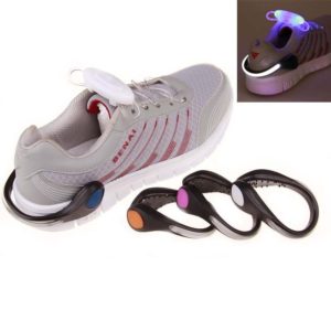 Glowing Shoe Clip Light Flashing Shoe Clip Outdoor Sports Warning Light Night Running Equipment, Random Color Delivery (OEM)