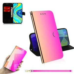 For Xiaomi Redmi Note 9 Pro Lmitated Mirror Surface Horizontal Flip Leather Case with Holder & Card Slots & Wallet & Lanyard(Gradient Color) (OEM)