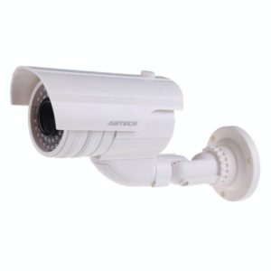 Realistic Looking Dummy Security CCTV Camera with Flashing Red LED (OEM)