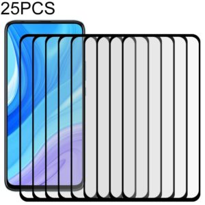 25 PCS For Huawei Enjoy 10s Full Glue Full Cover Screen Protector Tempered Glass Film (OEM)