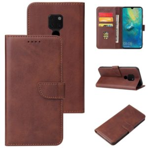 For Huawei Mate 20 Calf Texture Buckle Horizontal Flip Leather Case with Holder & Card Slots & Wallet(Brown) (OEM)