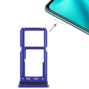 For OPPO R15 SIM Card Tray + SIM Card Tray / Micro SD Card Tray (Blue) (OEM)