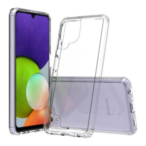 For Samsung Galaxy A22 4G Shockproof Scratchproof TPU + Acrylic Protective Case(Transparent) (OEM)