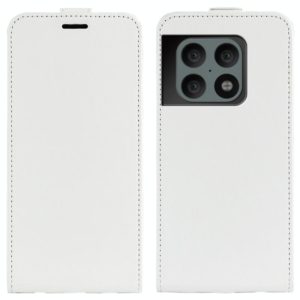 For OnePlus 10 Pro 5G R64 Texture Single Vertical Flip Leather Phone Protective Case with Card Slots & Photo Frame(White) (OEM)
